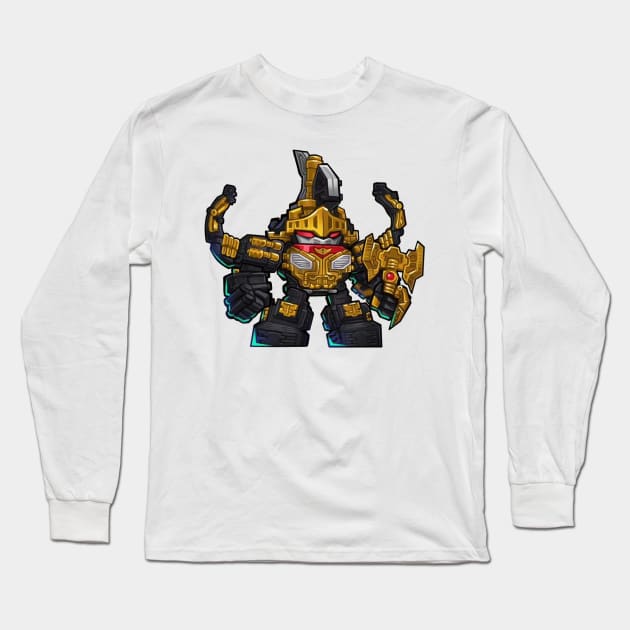 King Caucasus Kabuto Long Sleeve T-Shirt by mprokolo corgi